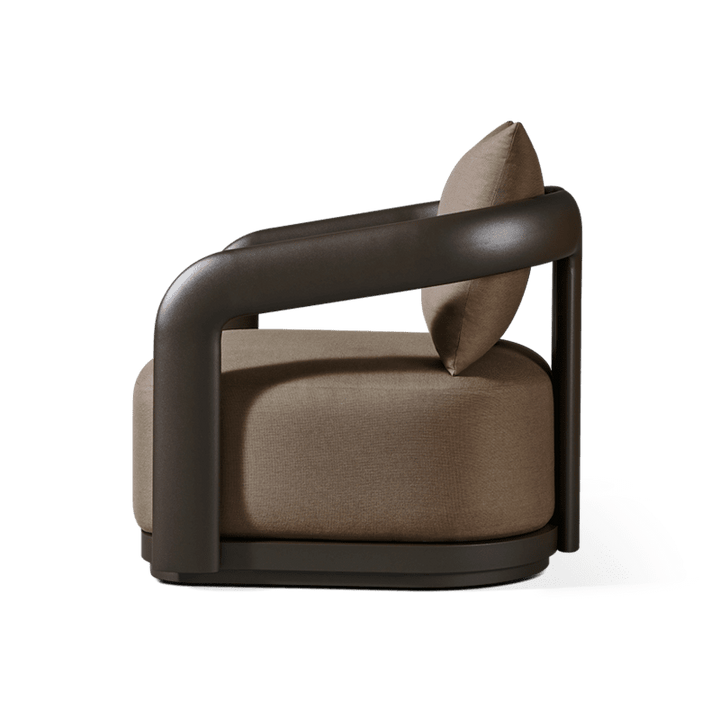 Chloe Aluminum Swivel Lounge Chair Outdoor Lounge Chairs Harbour Outdoor