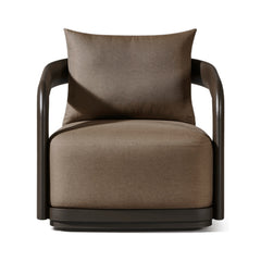 Chloe Aluminum Swivel Lounge Chair by Harbour Outdoor — full product view