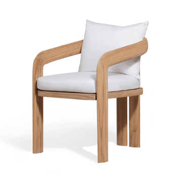 Chloe Outdoor Teak Dining Chair by Harbour – Modern Studio