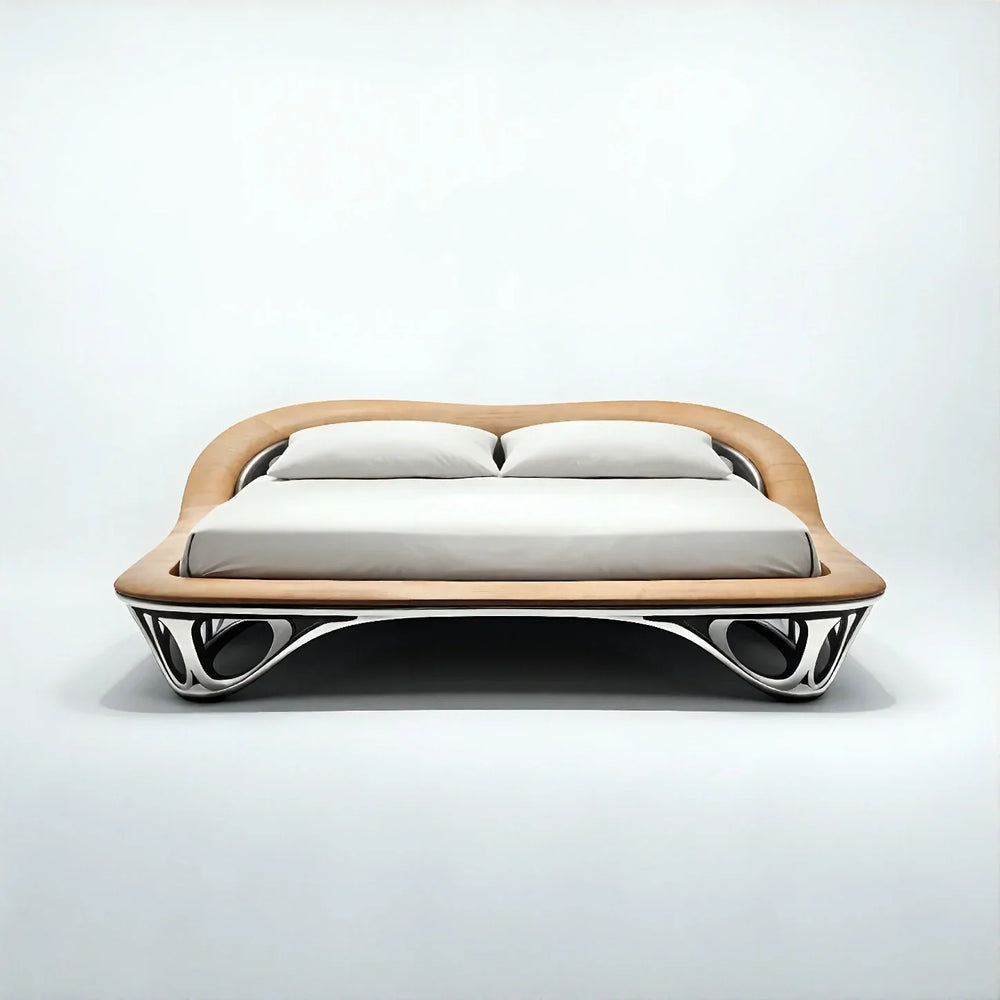 Chrome Mirage Bed by Interior Moderna - view 2