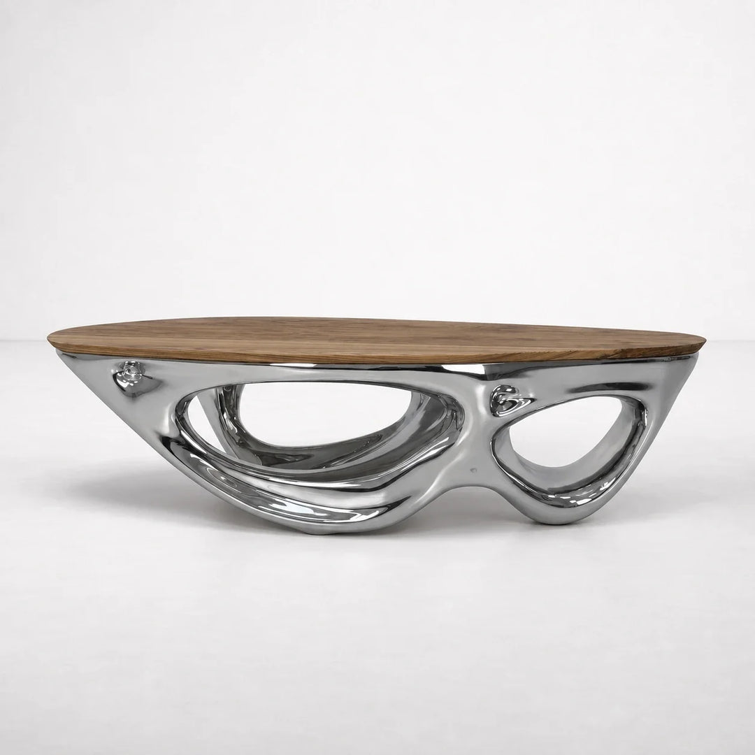 Chrome Mirage Coffee Table by Interior Moderna
