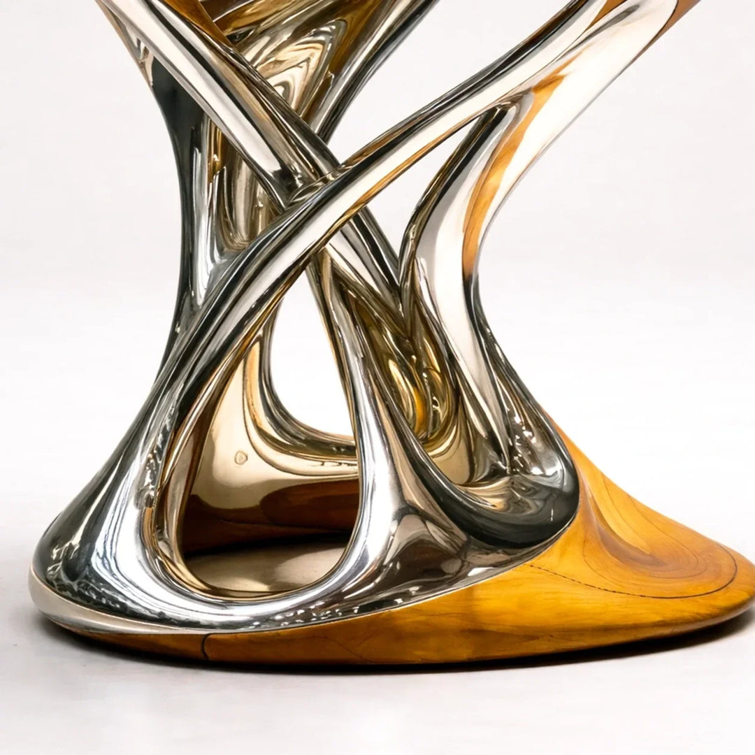 Chrome Mirage Side Table by Interior Moderna - view 5