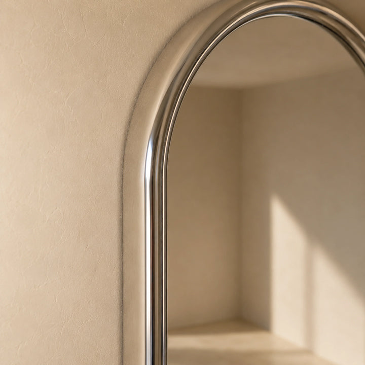 Chrome Pill Mirror by Interior Moderna - view 7