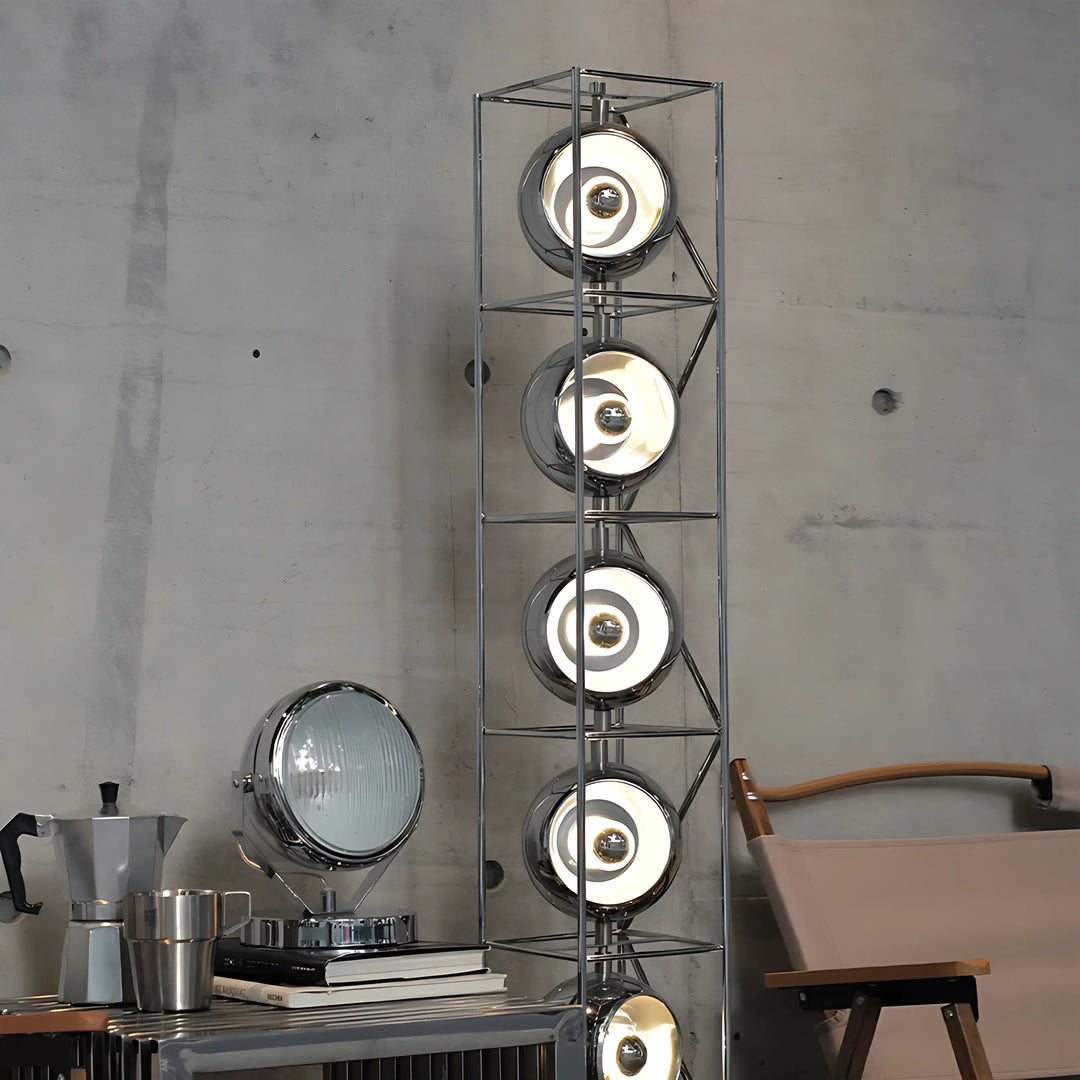 Chrome Spheres Floor Lamp by Interior Moderna - view 8