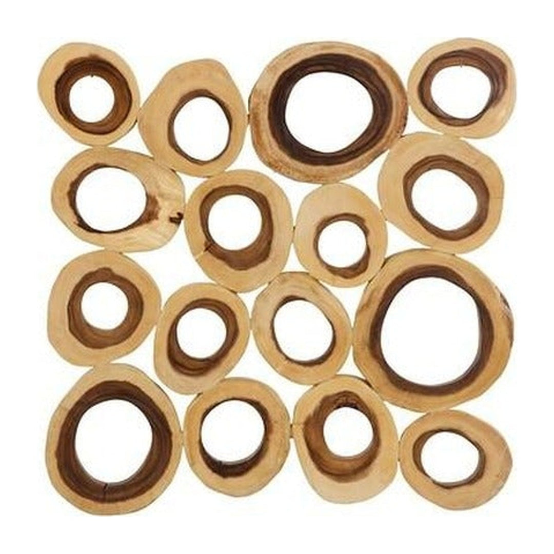 Chuleta Rings Wall Art, Chamcha Wood, Square Phillips Collection