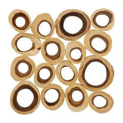 Chuleta Rings Wall Art, Chamcha Wood, Square Phillips Collection