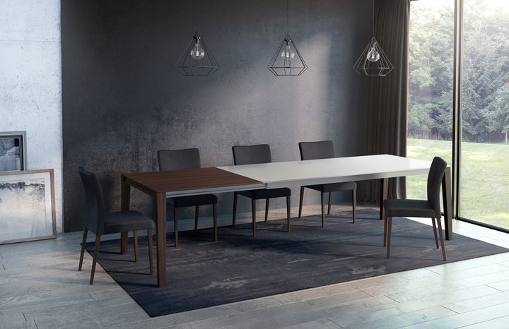Cindi Dining Chair — lifestyle with Bixi table