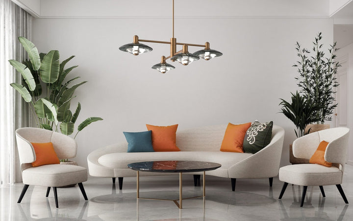 Cirrus Mobile Chandelier by Hammerton Studio in a styled interior