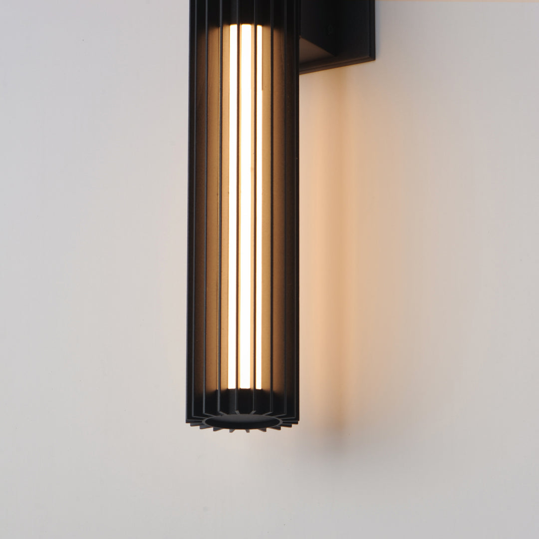 Citadel 24" LED Outdoor wall sconce by ET2 Lighting, styled view 5
