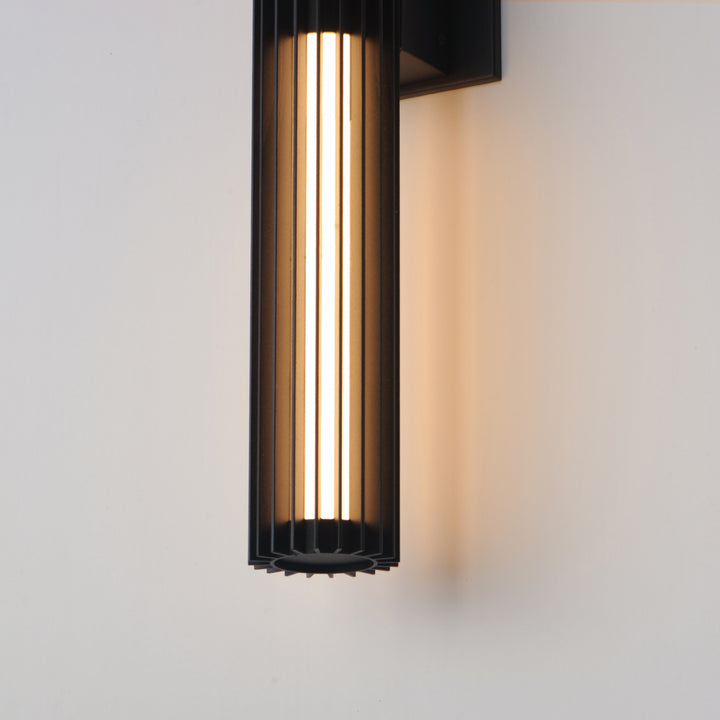 Citadel 24" LED Outdoor wall sconce by ET2 Lighting, styled view 5
