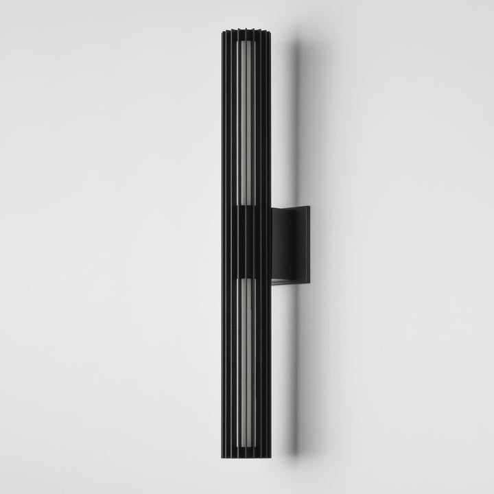 Citadel 28" LED Outdoor wall sconce by ET2 Lighting, styled view 3