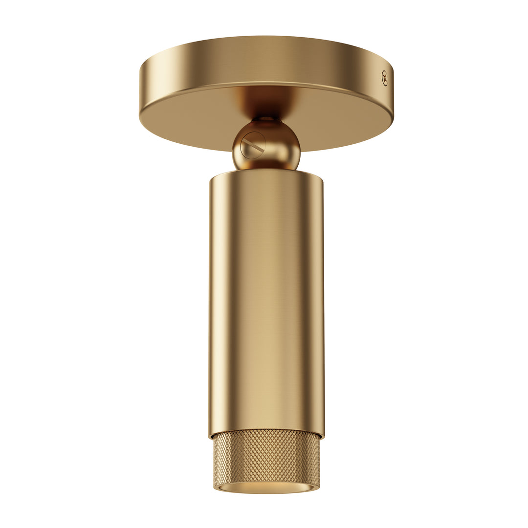 Cleo Adjustable Spot Light in Natural Aged Brass