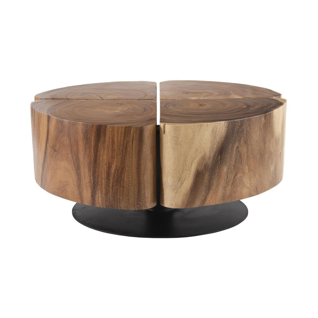 Clover Coffee Table, Natural by Phillips Collection — centered product view