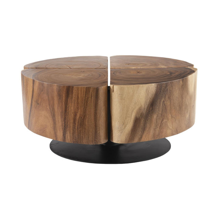 Clover Coffee Table, Natural by Phillips Collection — centered product view