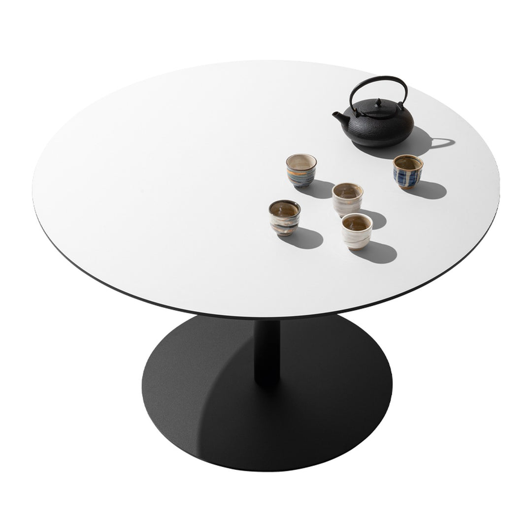 Cocktail Round Pedestal Table by Connubia, white background
