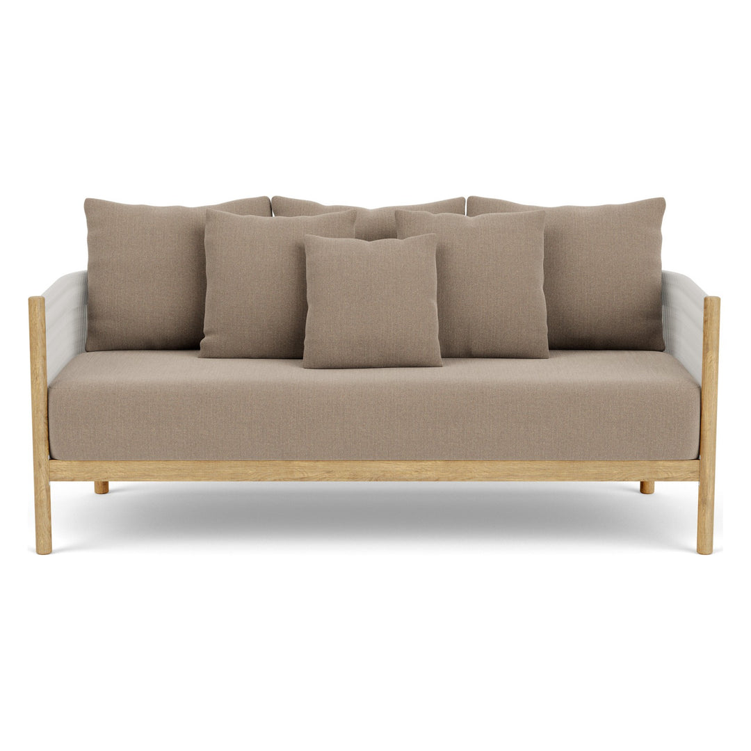 Cocoon Deep Seating Settee by Barlow Tyrie, white background