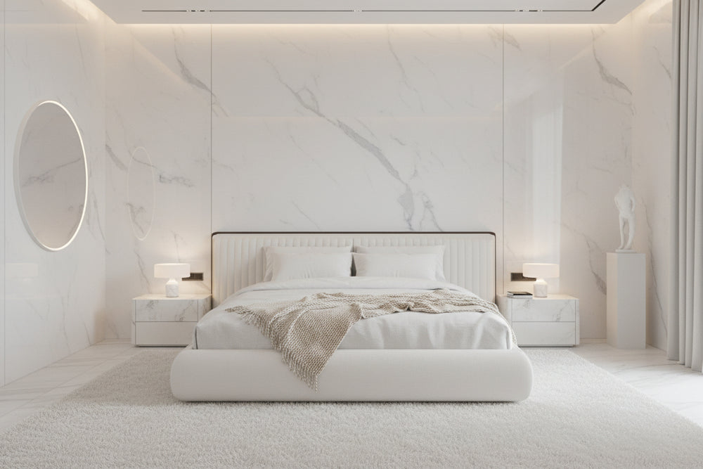 Colette Upholstered Bed Beds Huppe