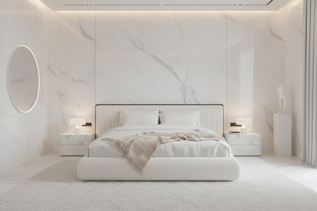 Colette Upholstered Bed Beds Huppe