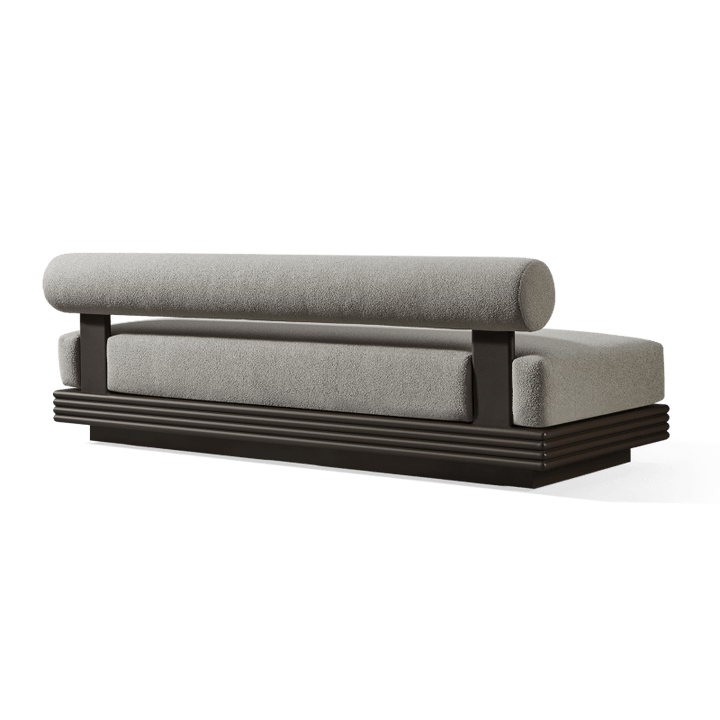 Collins Aluminum 2 Seat Armless Sofa