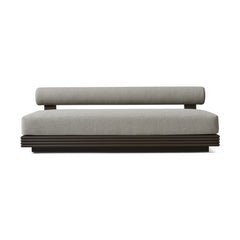 Collins Aluminum 2 Seat Armless Sofa by Harbour Outdoor — full product view