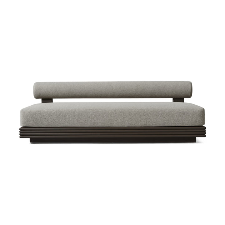 Collins Aluminum 2 Seat Armless Sofa by Harbour Outdoor — full product view