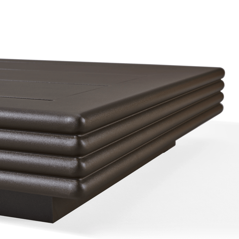 Collins Aluminum Corner Side Table