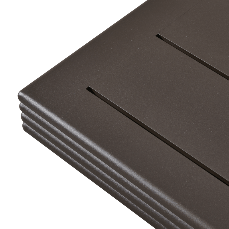 Collins Aluminum Corner Side Table