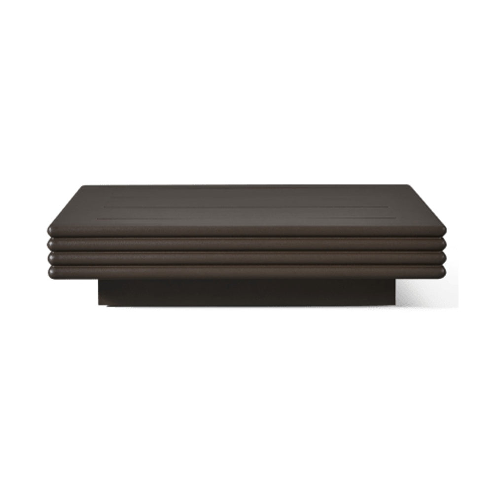 Collins Aluminum Corner Side Table by Harbour Outdoor — full product view