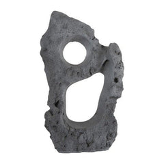 Colossal Cast Stone Sculpture Two Holes, Charcoal Stone Phillips Collection