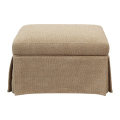 Colton Upholstered Storage Ottoman by Modus in Sourdough — on a white background