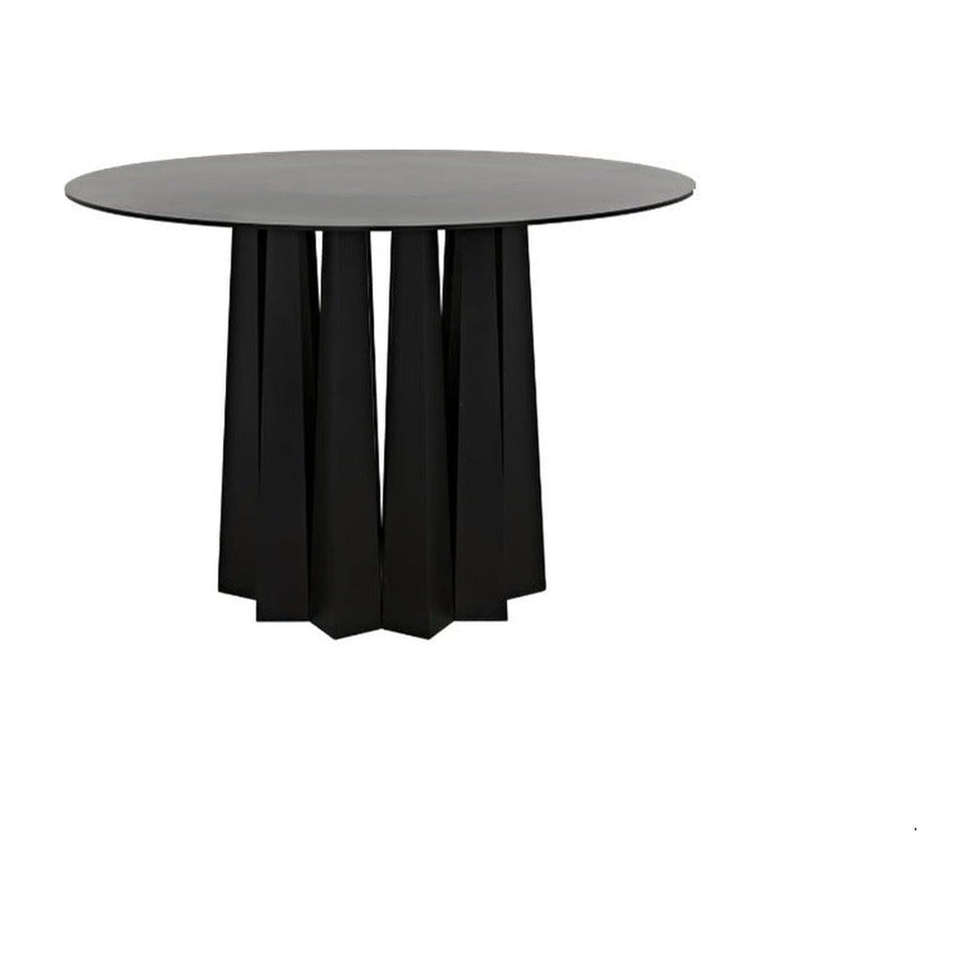 Column Round Dining Table Noir