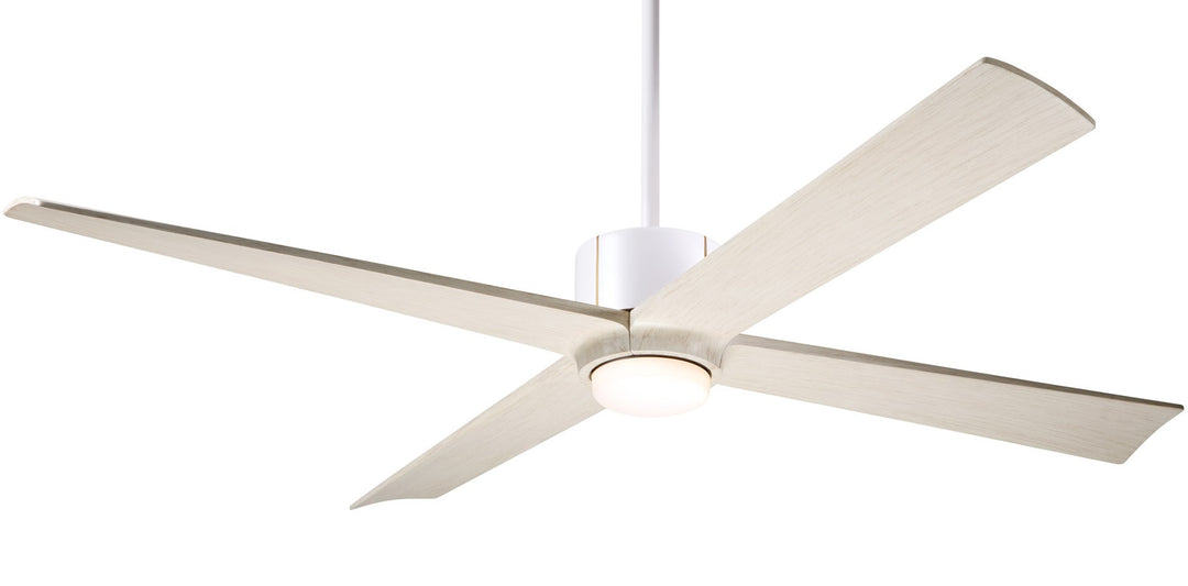 Nouveau DC — Matte White / Brass · Whitewash