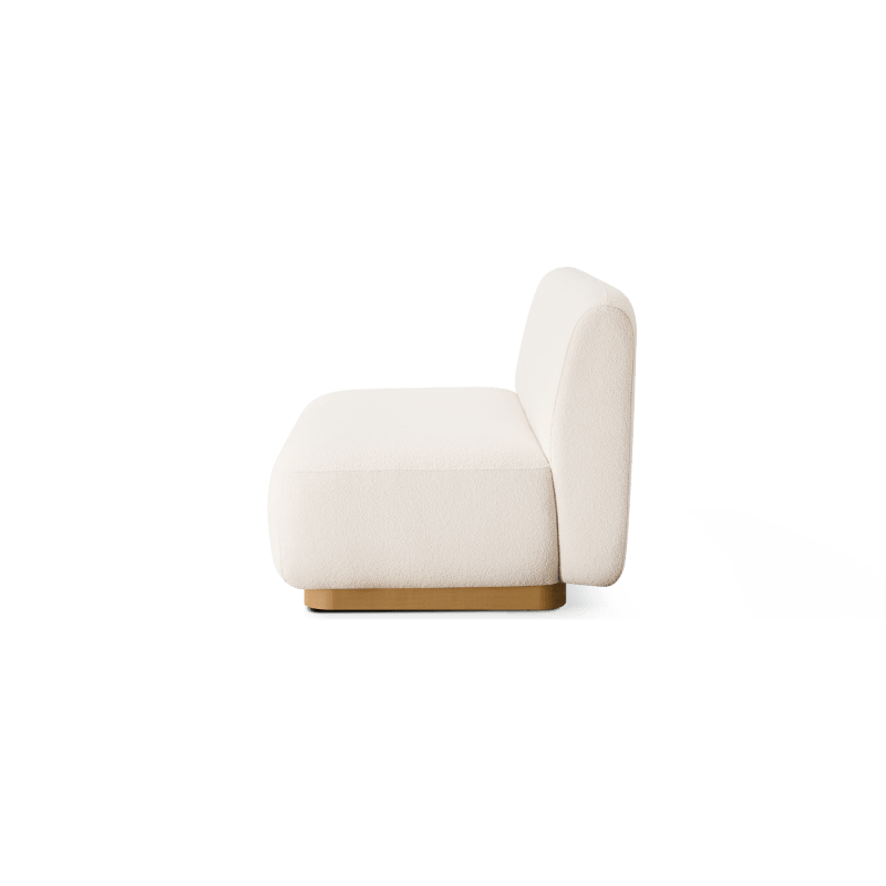 Como 2 Seat Armless Sofa