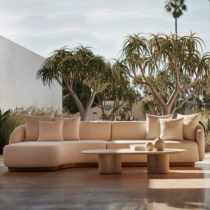 Como Curved Chaise Left