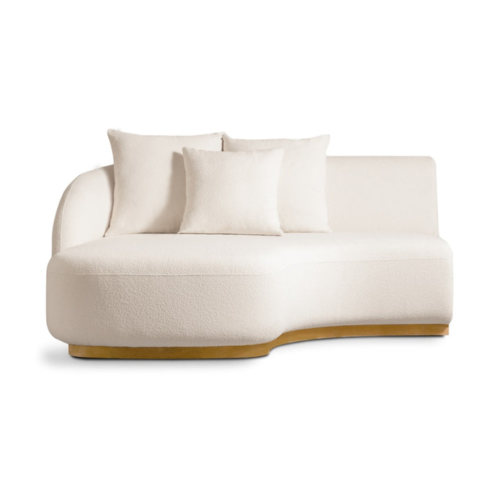 Como Curved Chaise Left by Harbour Outdoor — full product view