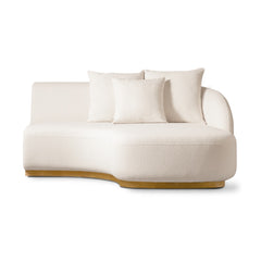 Como Curved Chaise Right by Harbour Outdoor — full product view