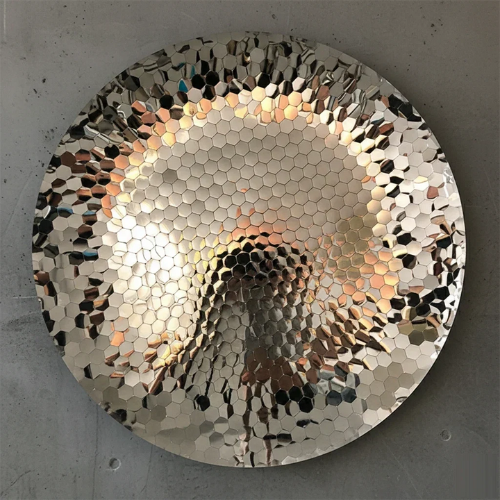 Concave Hex | Silver by Interior Moderna - view 8