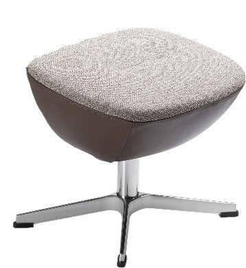 Globe Recliner — merchant price-list white pack (ottoman variant)
