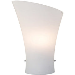 Conico 1-Light Wall Mount by ET2 Lighting in Satin Nickel, front view