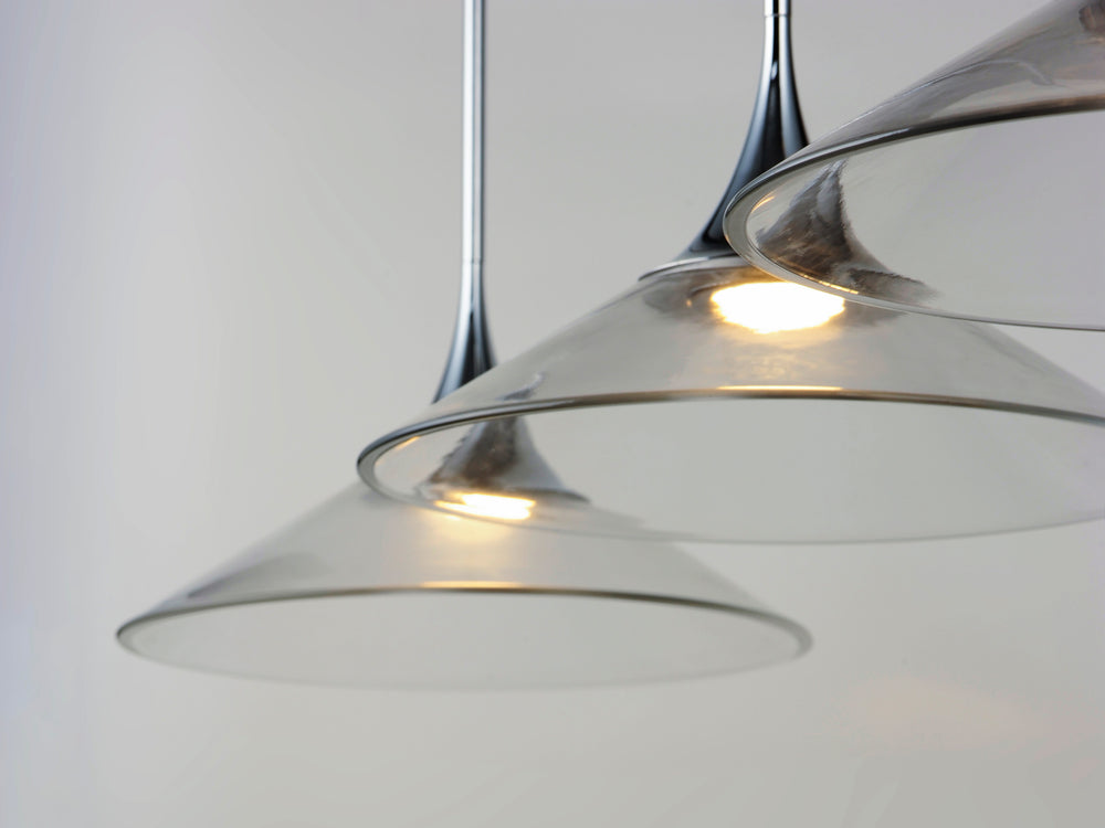 Cono LED 5-Light Pendant by ET2 Lighting, styled view 1