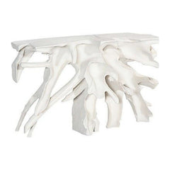 Contour Cast Root Console, White Stone Phillips Collection