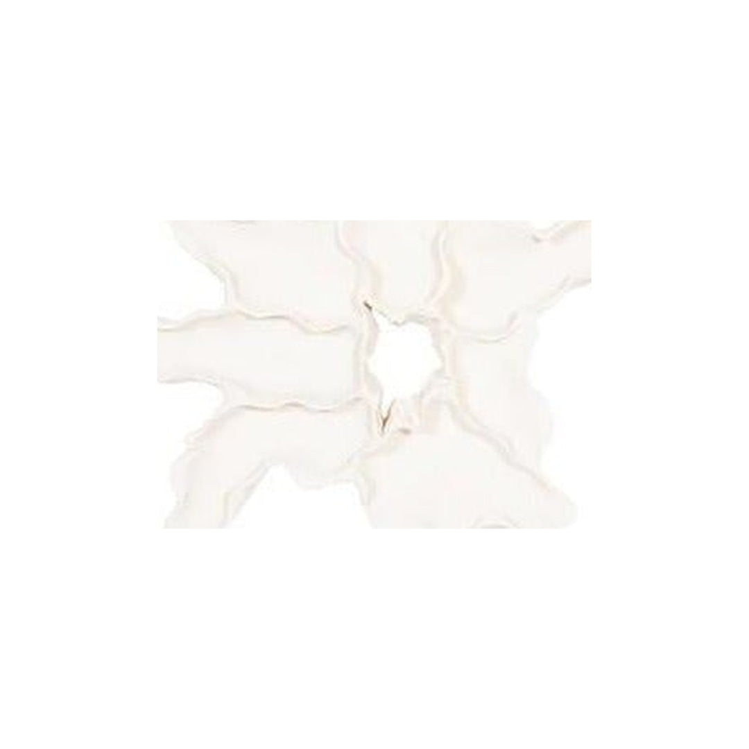 Contour Cast Root Flower Wall Art, White Stone Phillips Collection