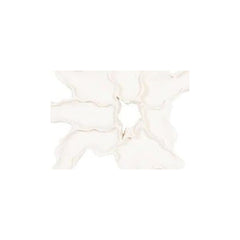 Contour Cast Root Flower Wall Art, White Stone Phillips Collection