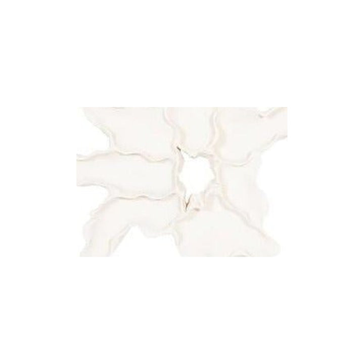 Contour Cast Root Flower Wall Art, White Stone Phillips Collection