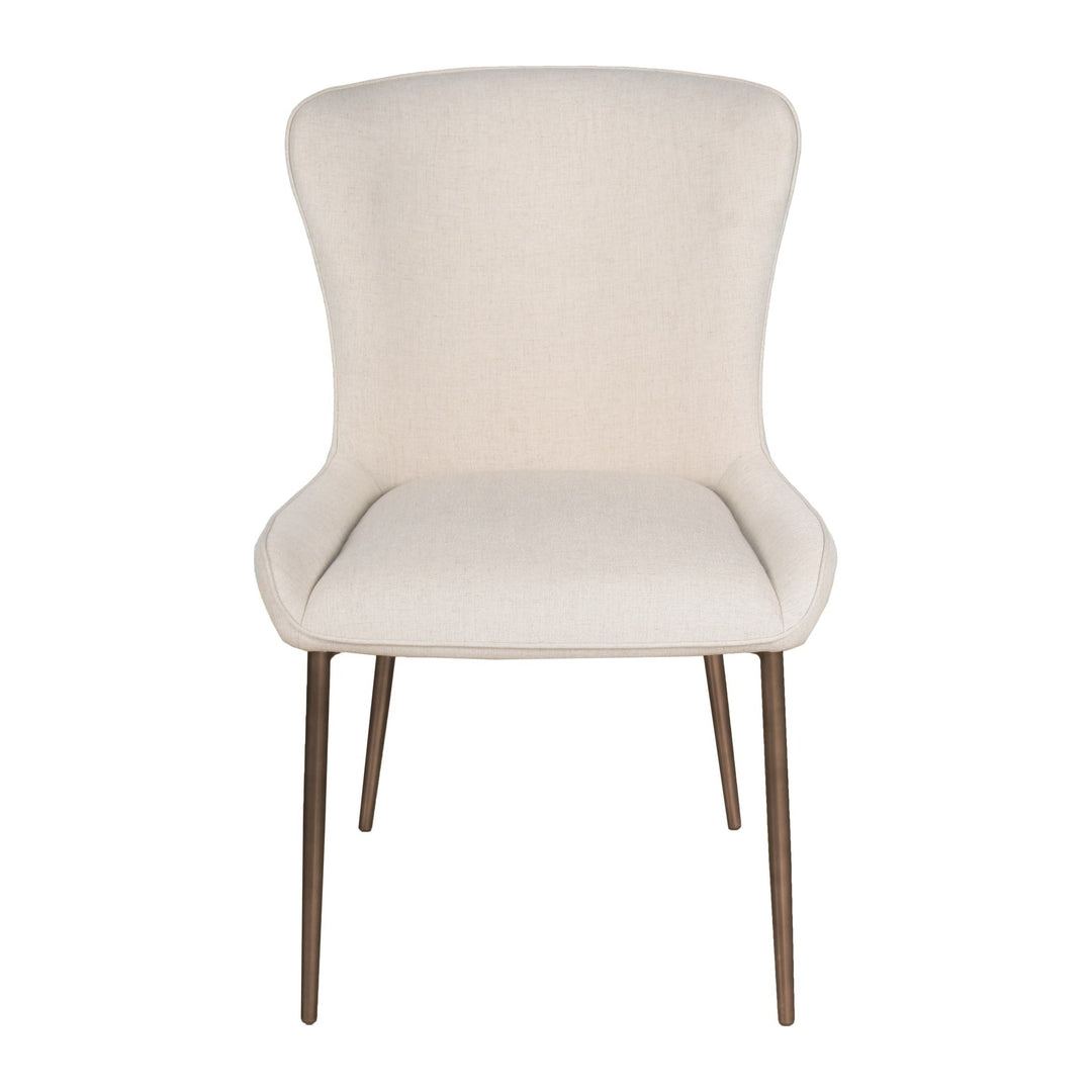Conway Upholstered Dining Chair by Modus in Cereal — product view on a white background