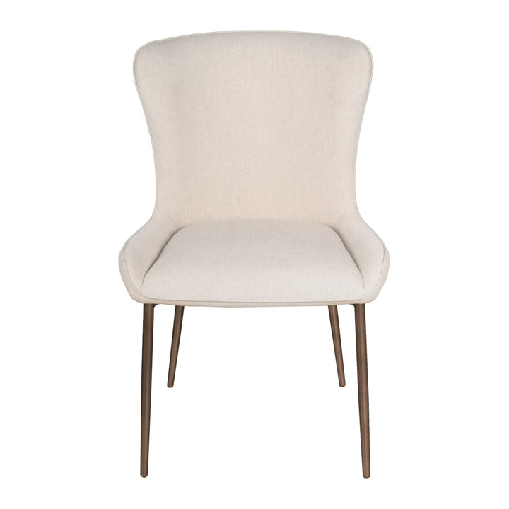 Conway Upholstered Dining Chair by Modus in Cereal — product view on a white background