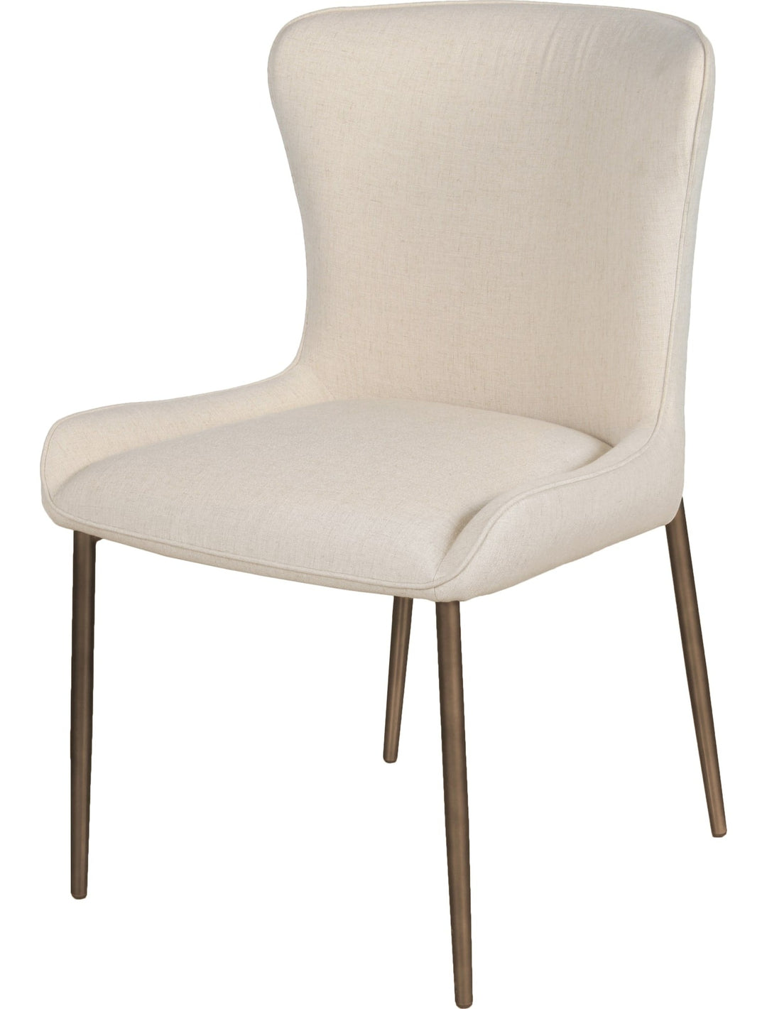 Conway Upholstered Dining Chair in Cereal — product view on a white background