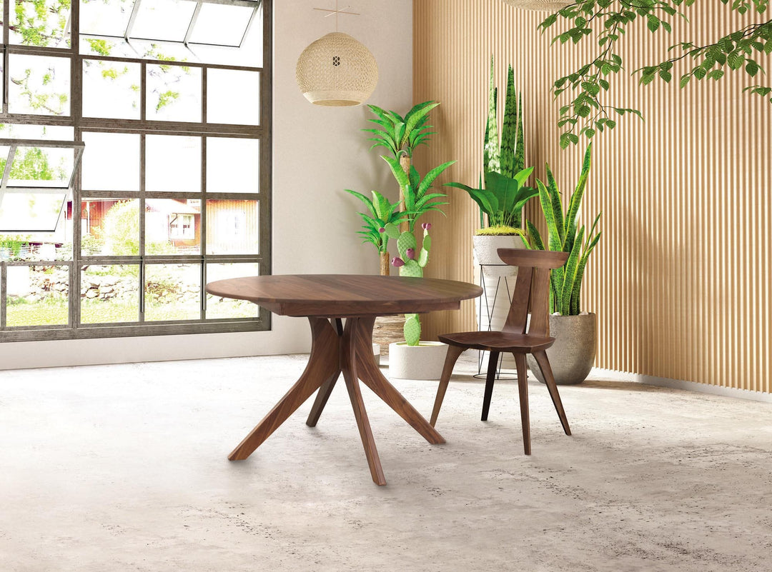 Audrey Round Extension Dining Table in a modern interior