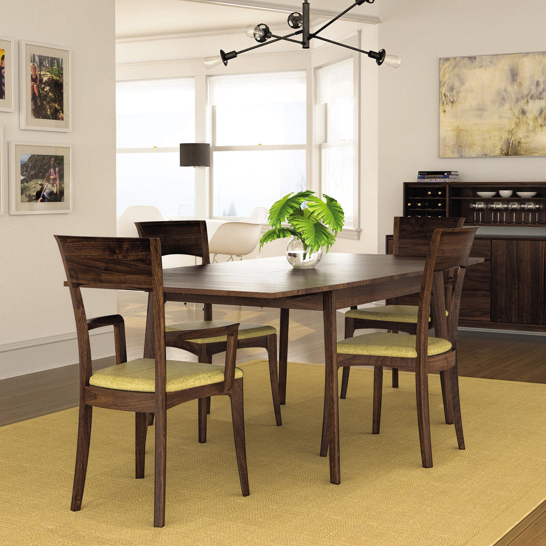 Catalina Four Leg Extension Table in a modern dining room