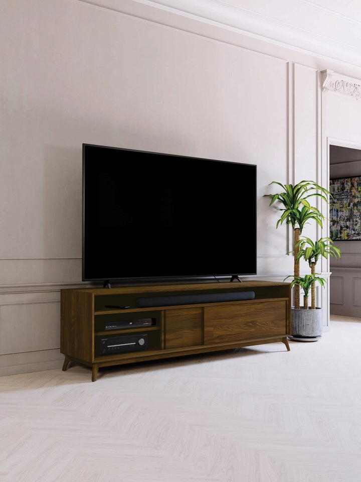 Catalina 66-inch Low Media Cabinet in a modern interior